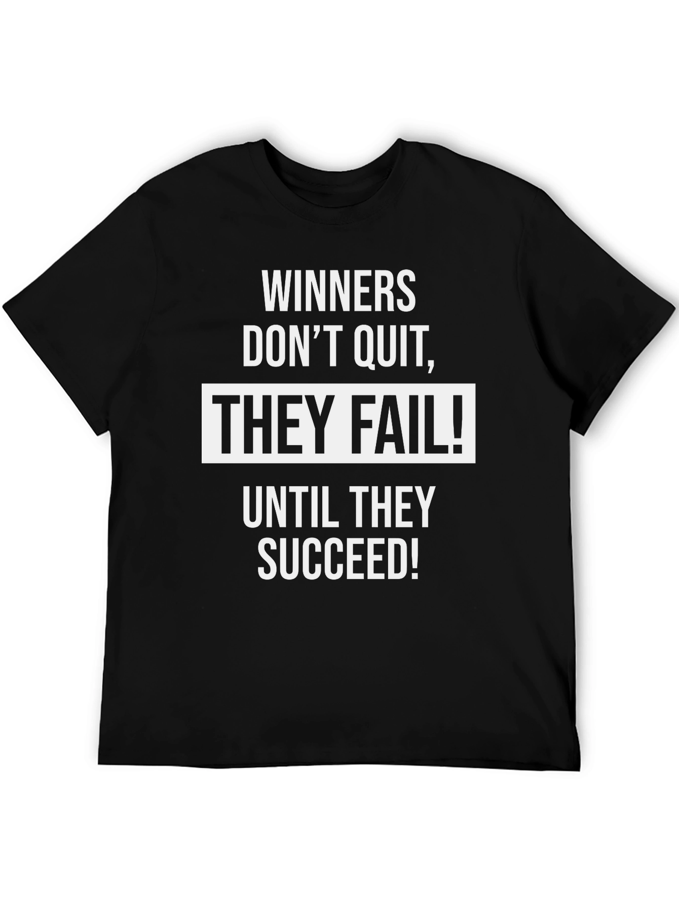 Winners Dont Quit T-Shirt: Motivational & Stylish!