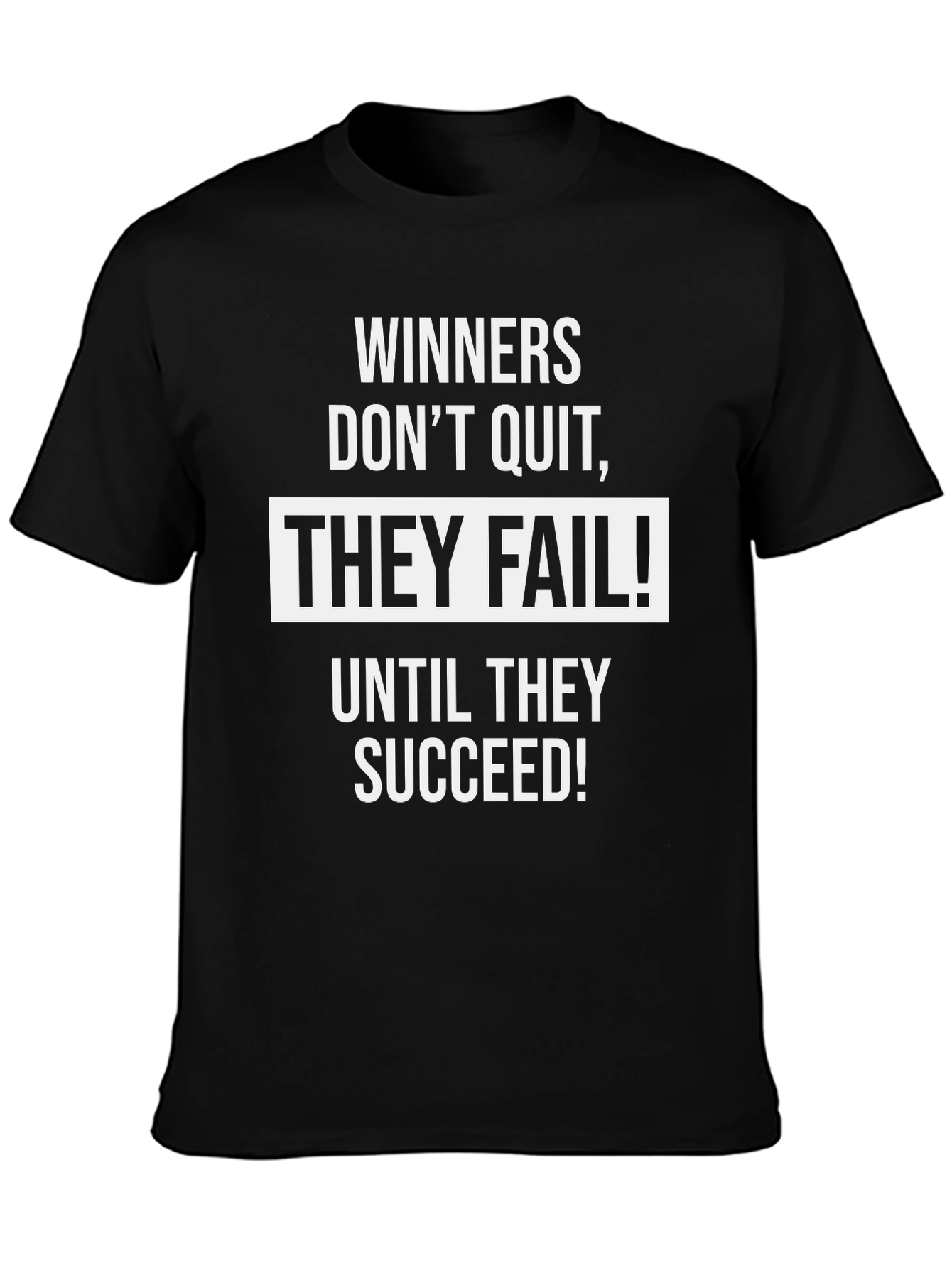Winners Dont Quit T-Shirt: Motivational & Stylish!