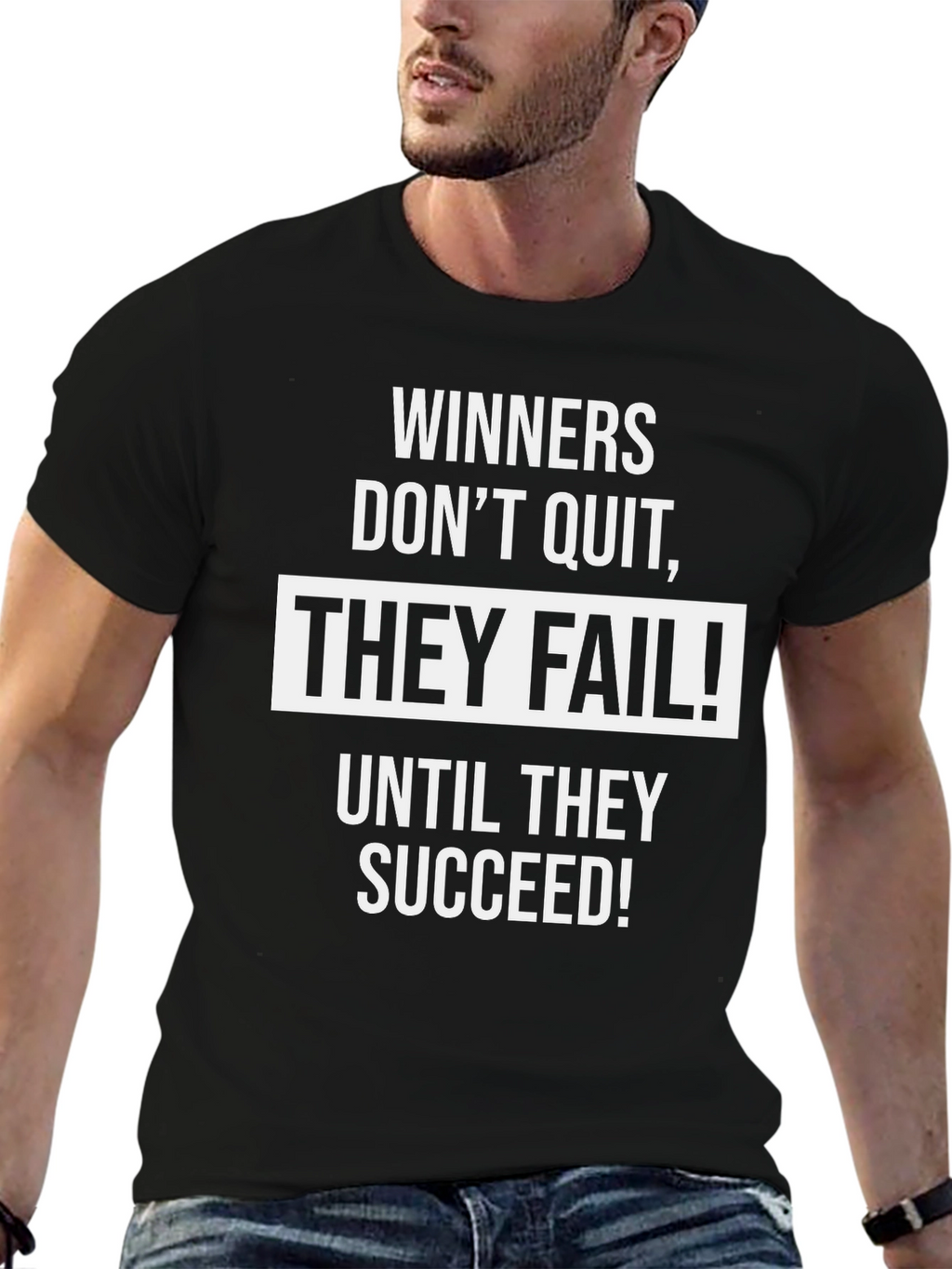 Winners Dont Quit T-Shirt: Motivational & Stylish!