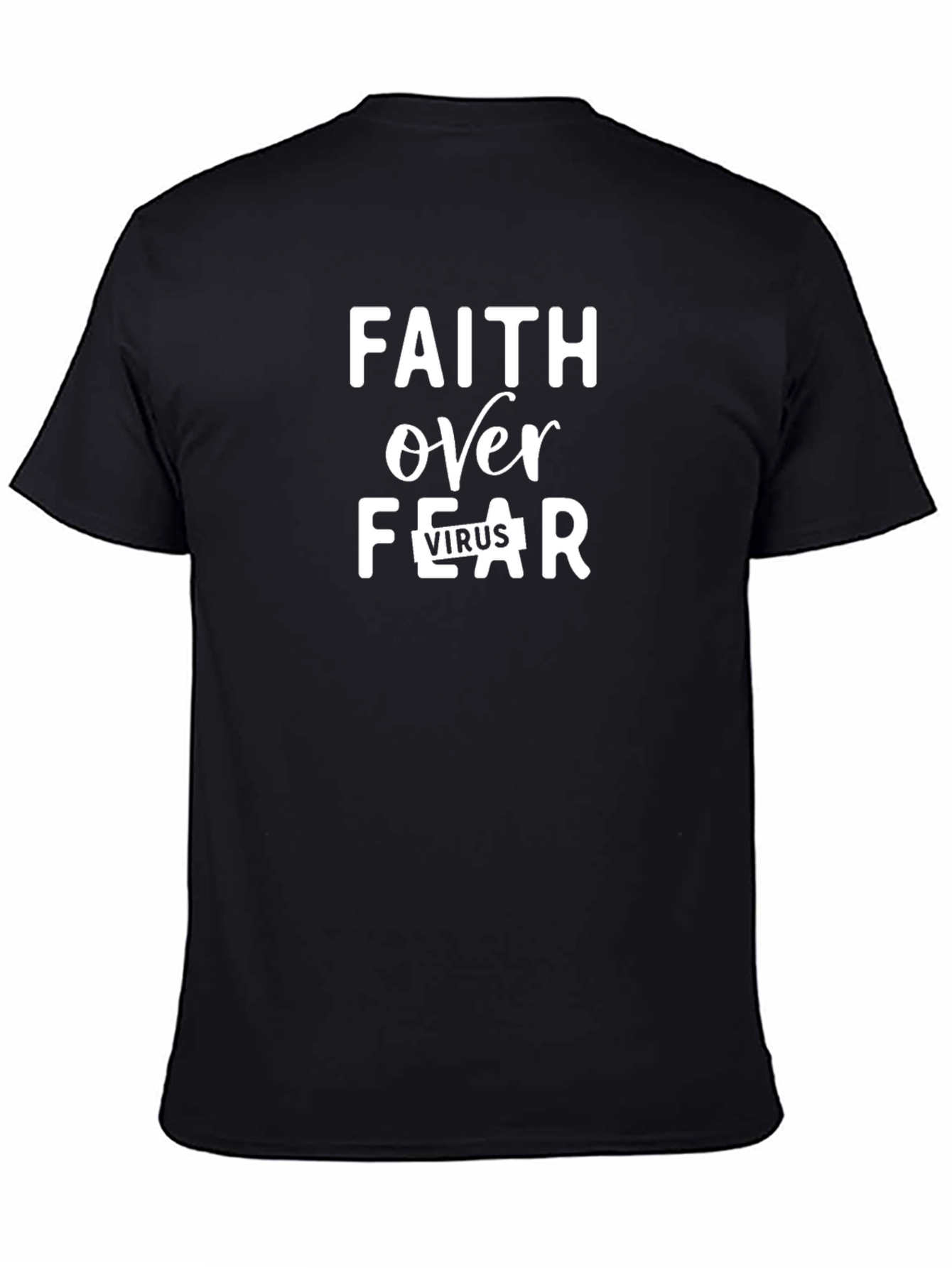 Faith Over Fear T-Shirt - Inspirational Graphic Tee