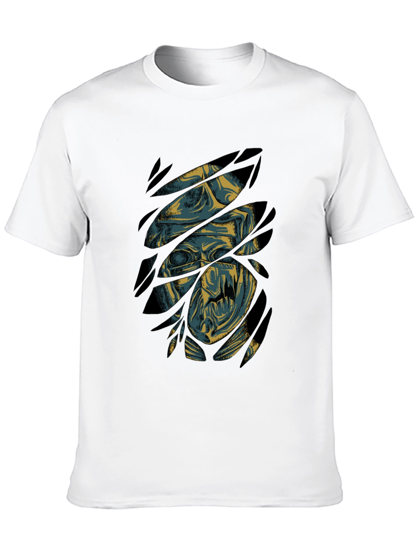 Mummy Graphic Print Black T-Shirt