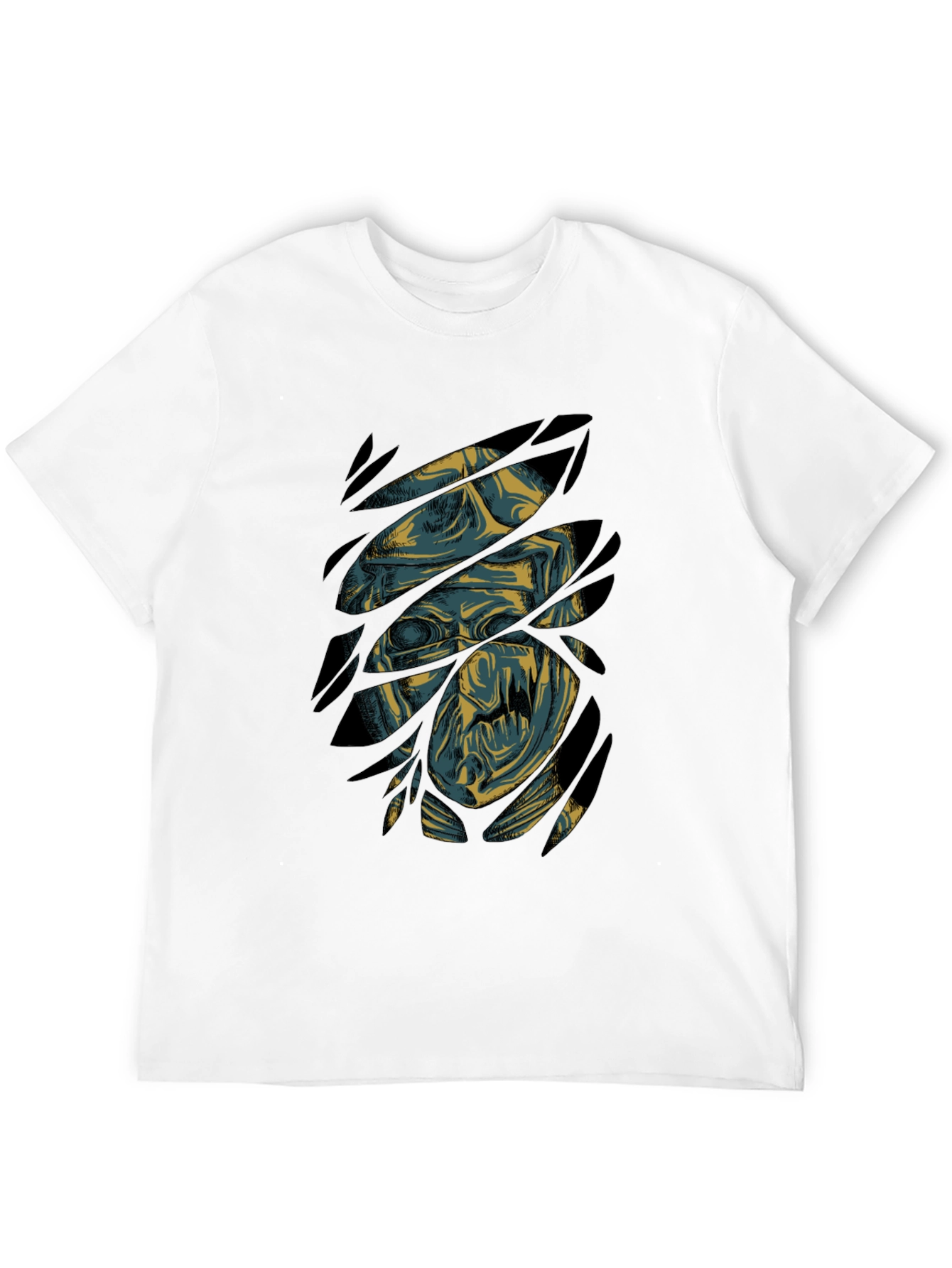 Mummy Graphic Print Black T-Shirt