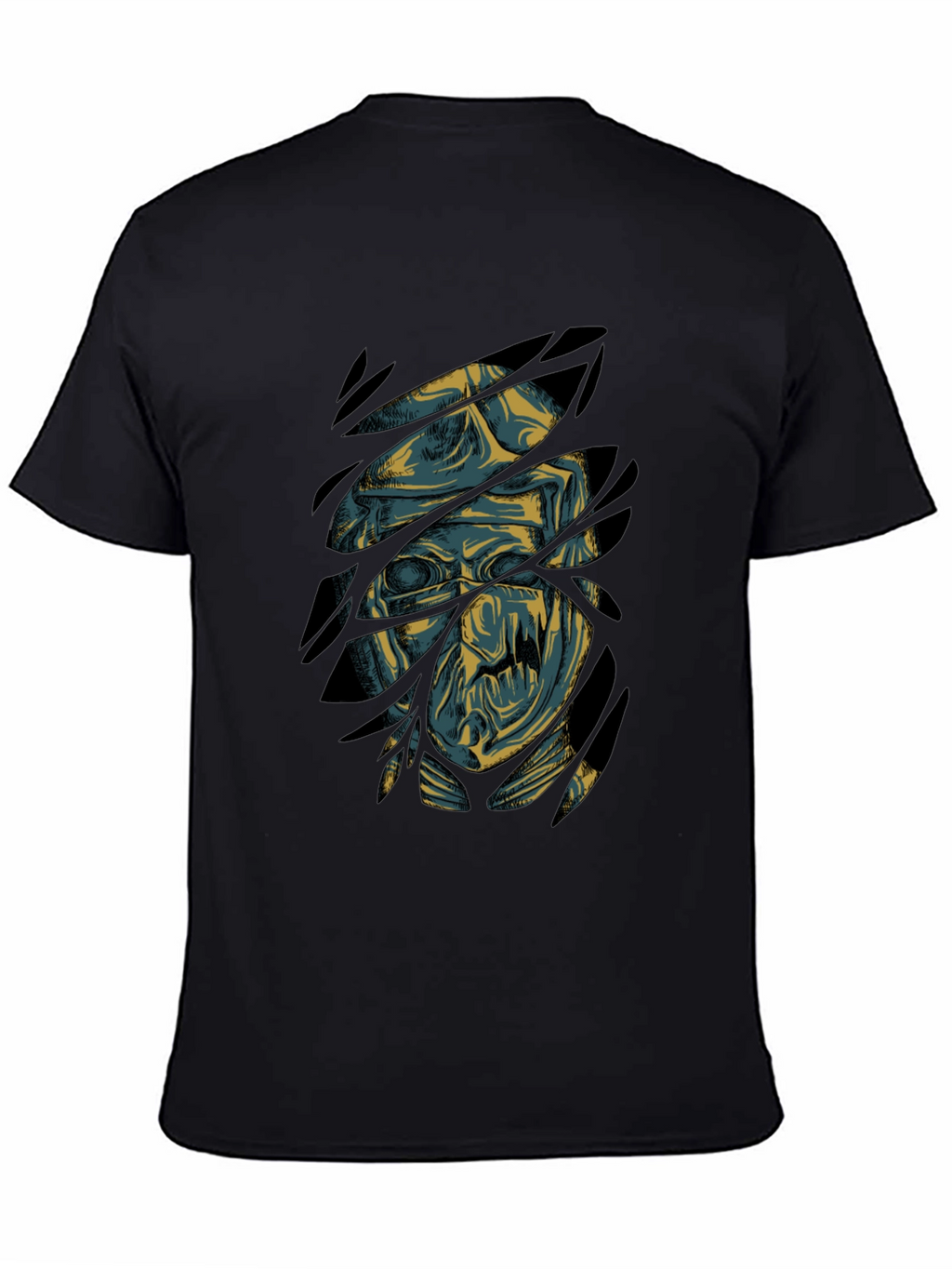 Mummy Graphic Print Black T-Shirt