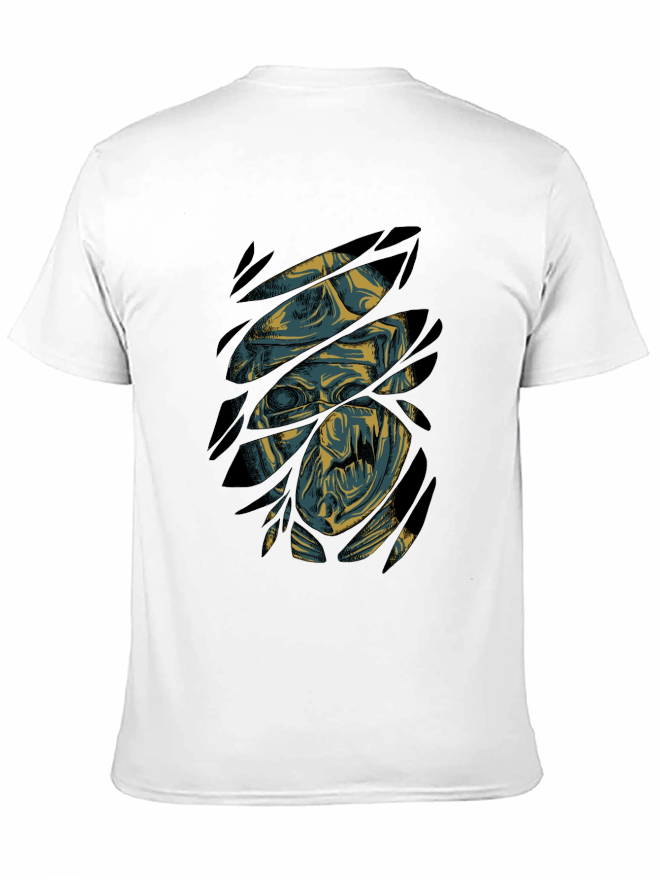 Mummy Graphic Print Black T-Shirt
