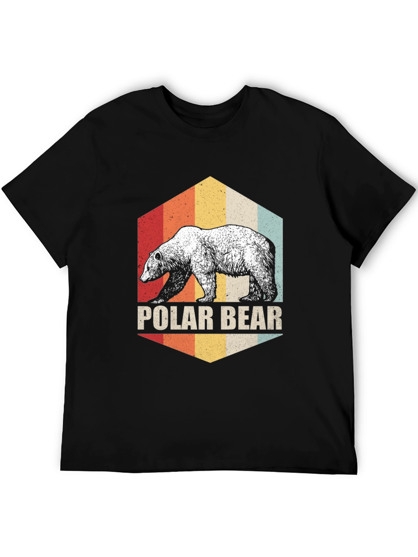 Vintage Polar Bear T-Shirt - Retro Style Design