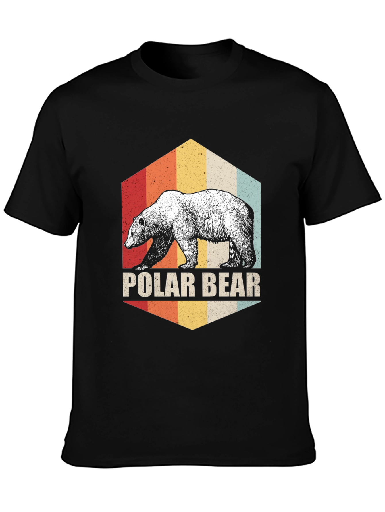 Vintage Polar Bear T-Shirt - Retro Style Design