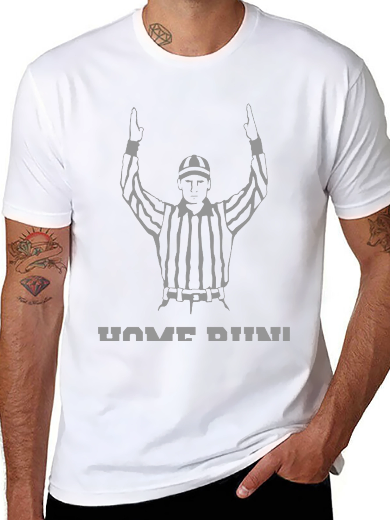 Home Run Umpire T-Shirt - Black