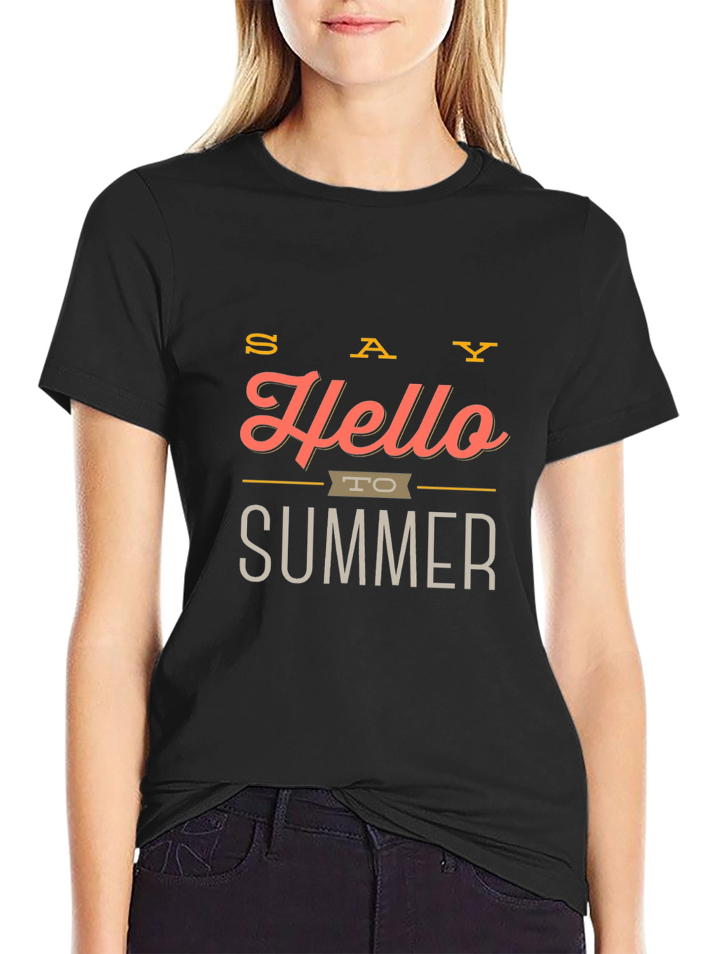 Hello Summer Graphic Tee - Stylish Mens T-Shirt