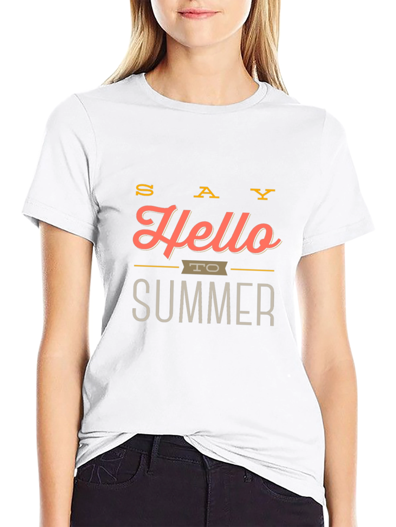 Hello Summer Graphic Tee - Stylish Mens T-Shirt