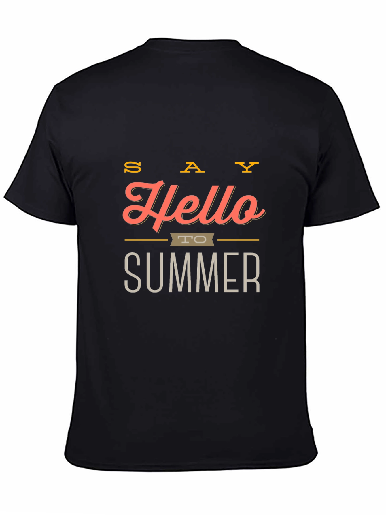 Hello Summer Graphic Tee - Stylish Mens T-Shirt