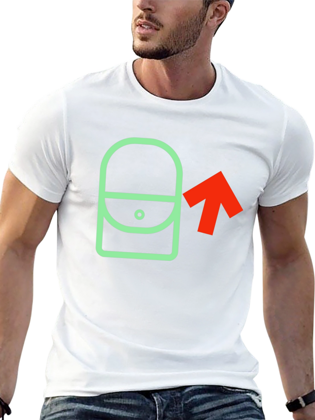 Graphic Tee - Purse & Arrow Design