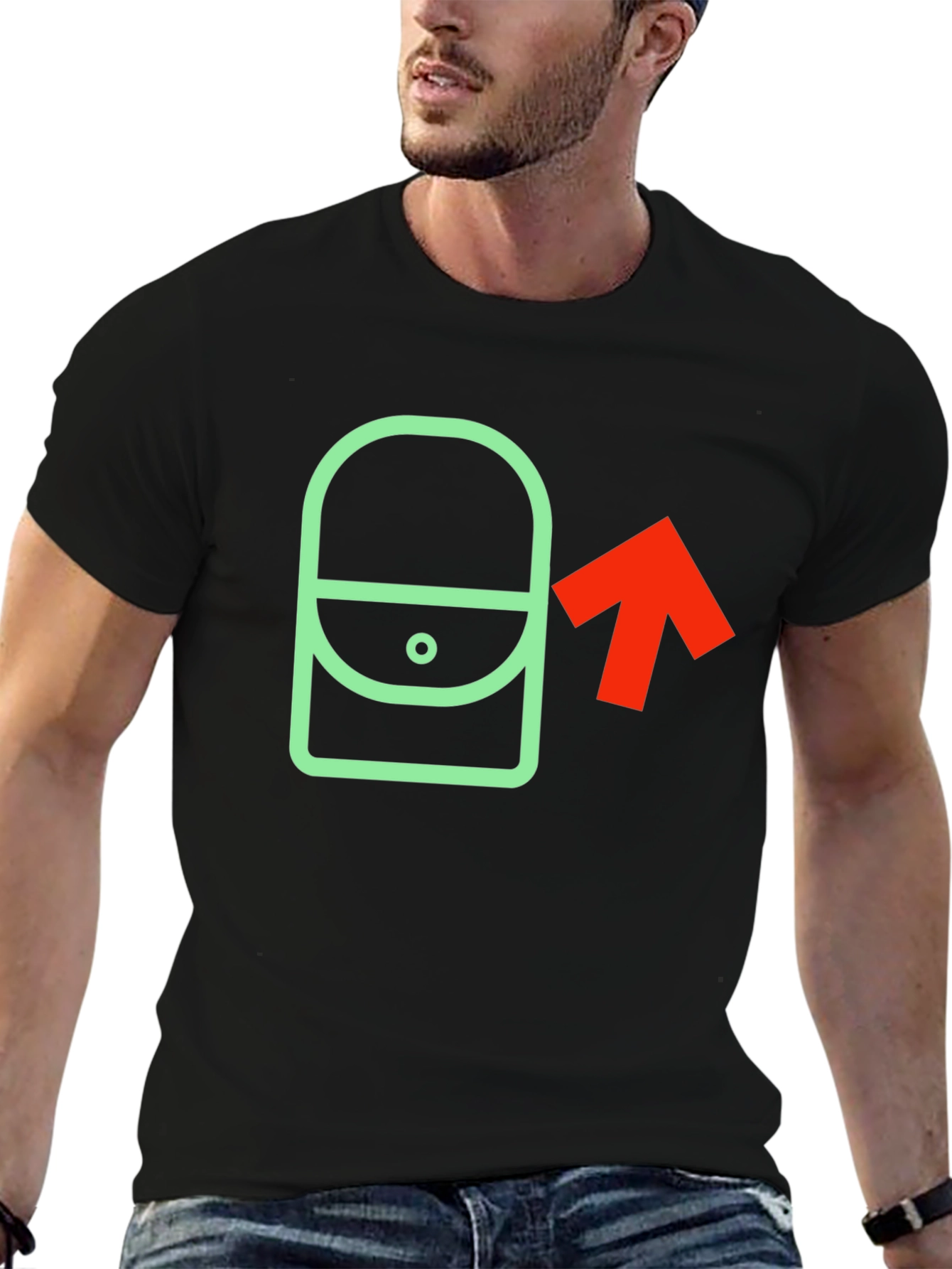 Graphic Tee - Purse & Arrow Design