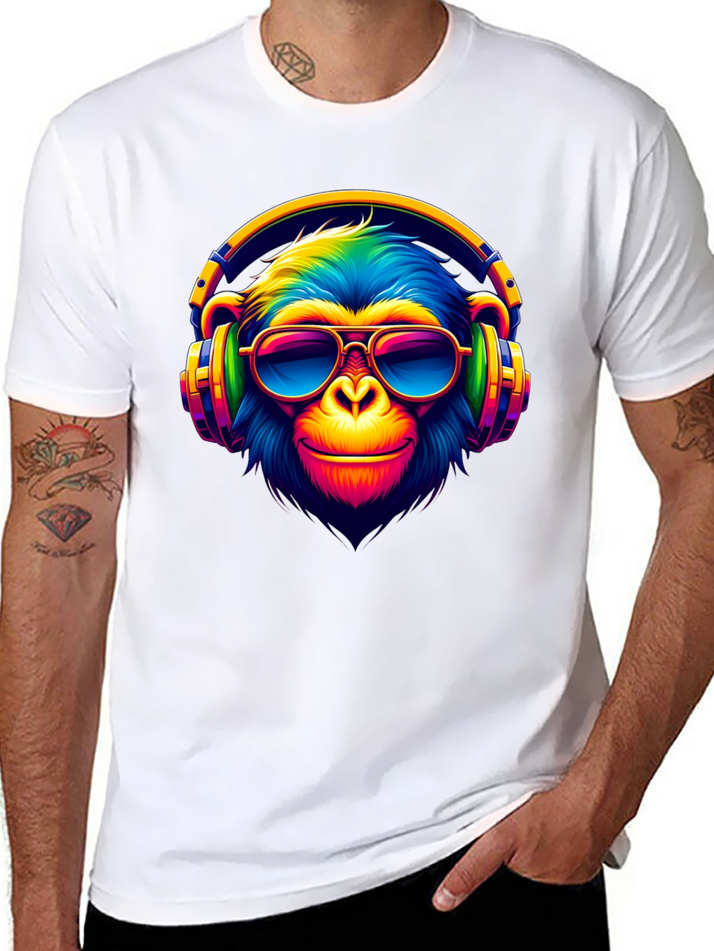Monkey DJ Graphic Tee