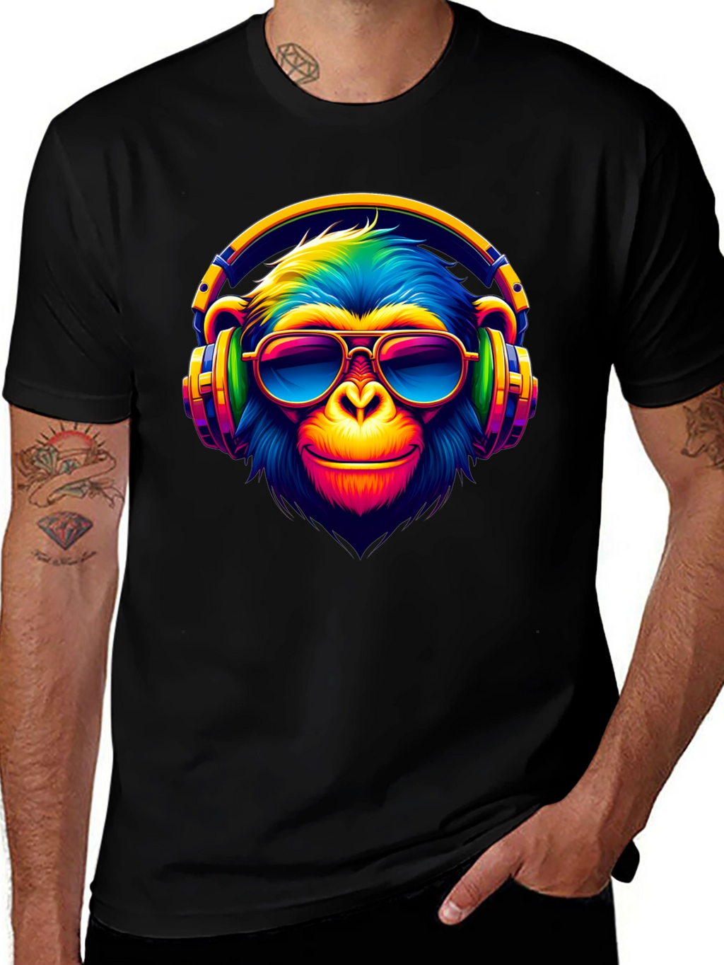 Monkey DJ Graphic Tee