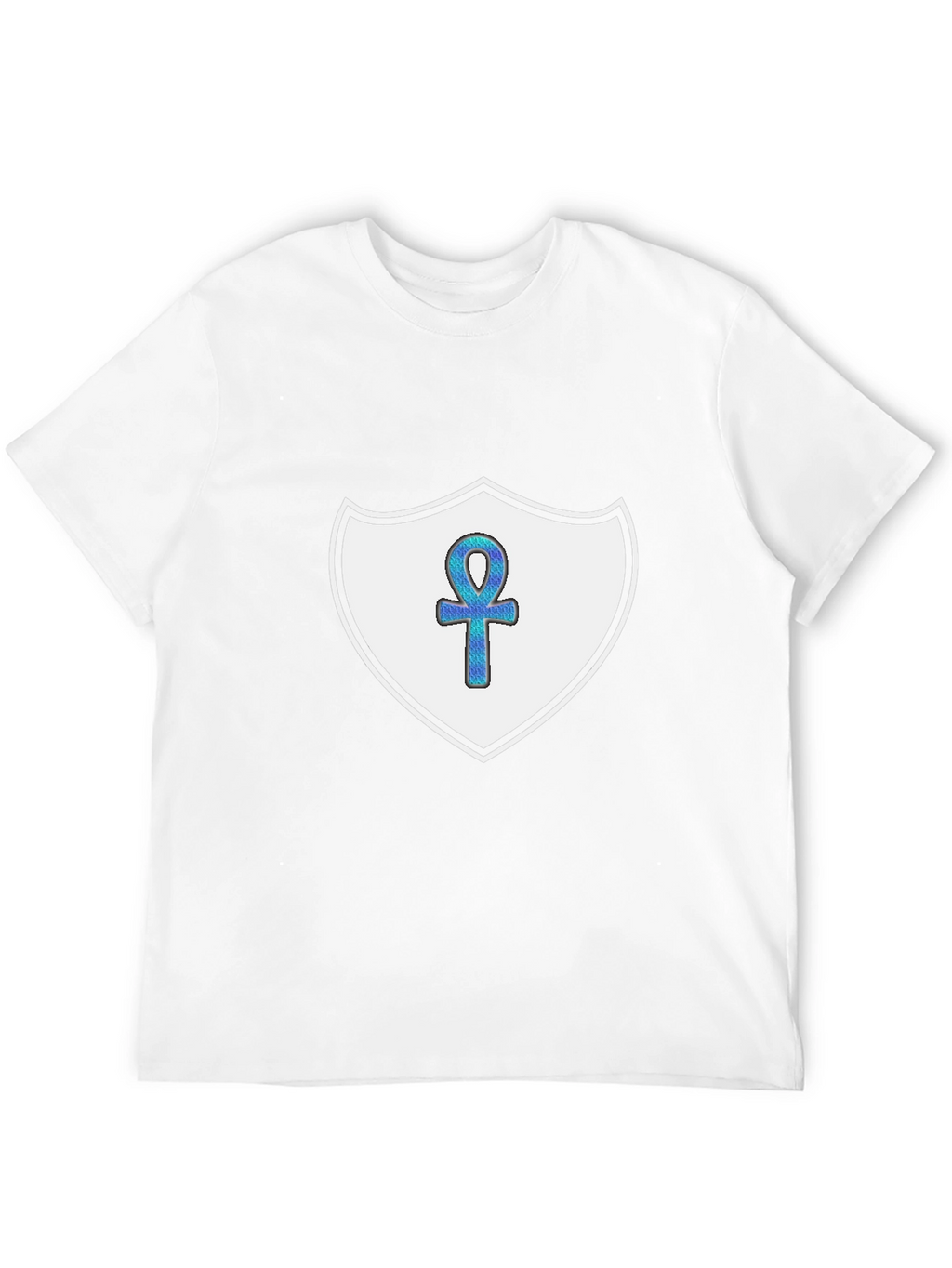 Ankh Shield Graphic T-Shirt - Black