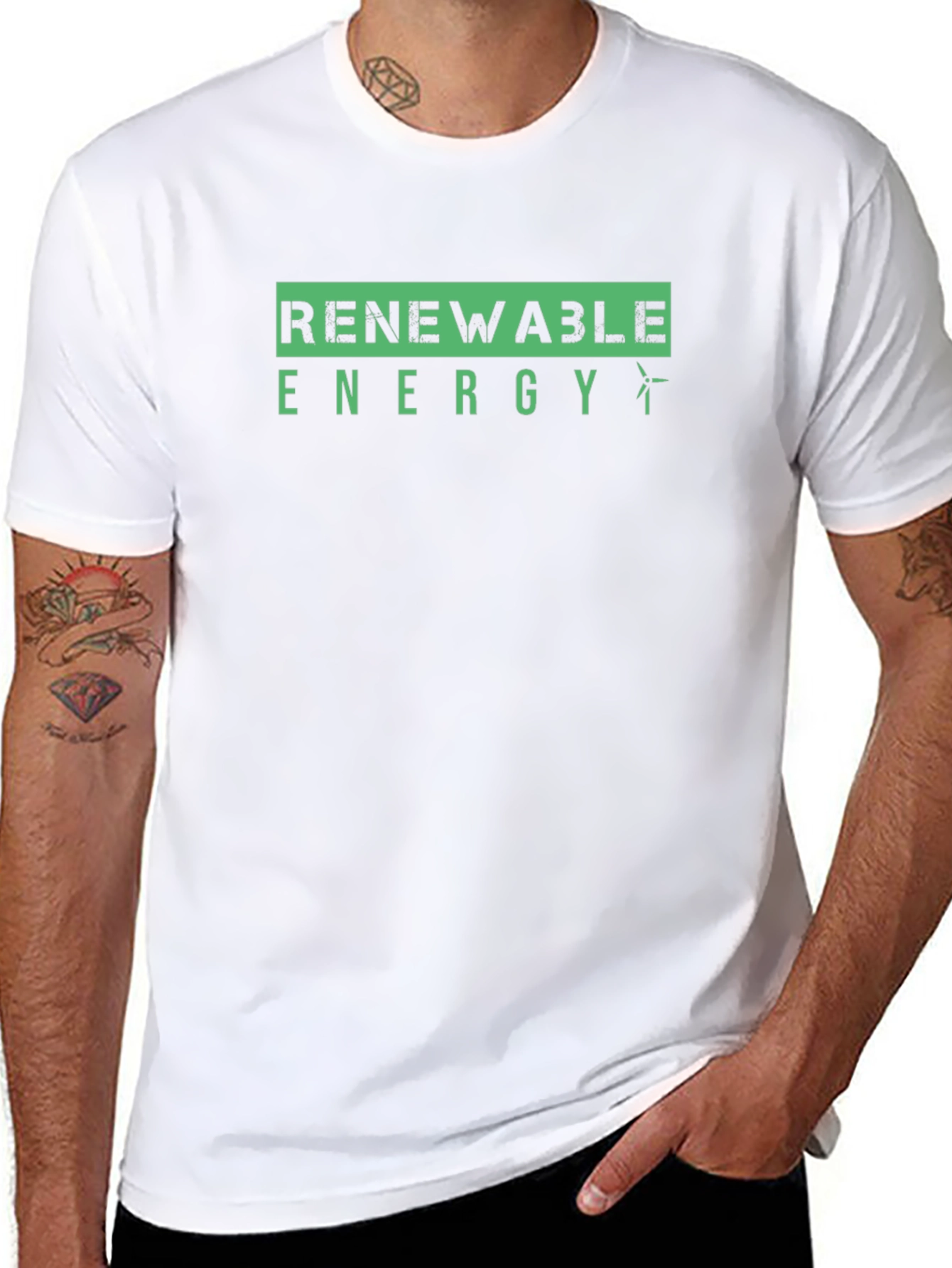 Renewable Energy T-Shirt - Eco Friendly Design