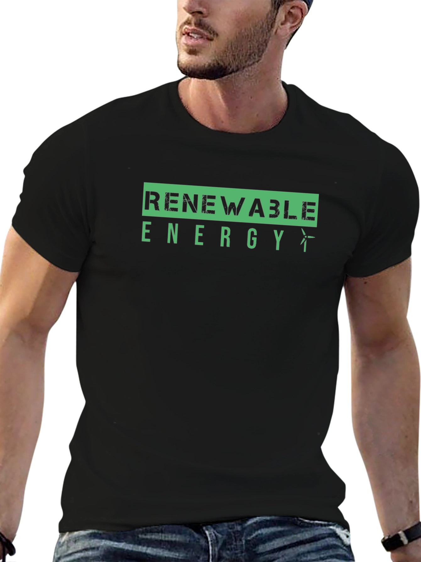 Renewable Energy T-Shirt - Eco Friendly Design