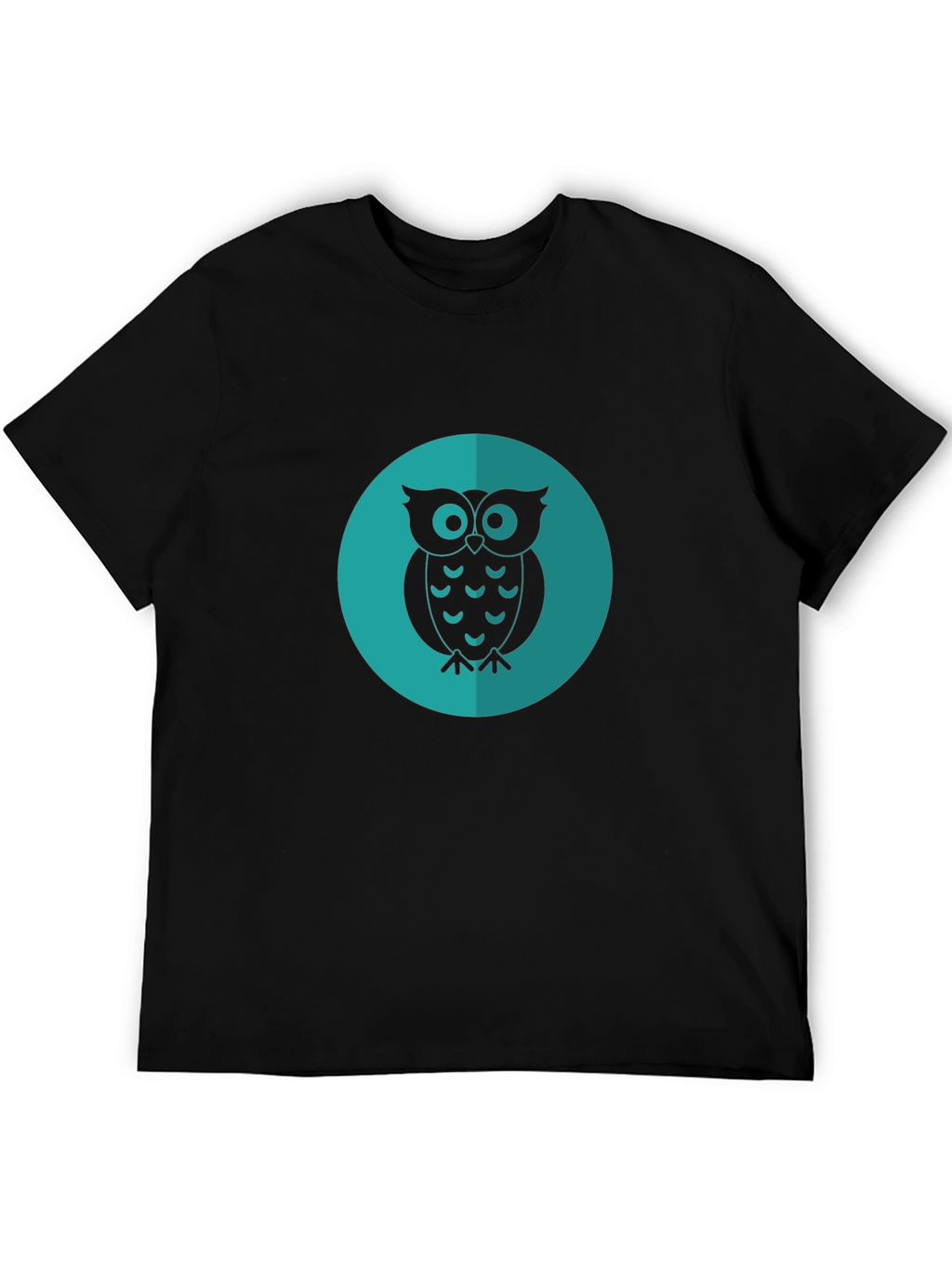 Owl Graphic Tee - Cool & Casual Black T-Shirt