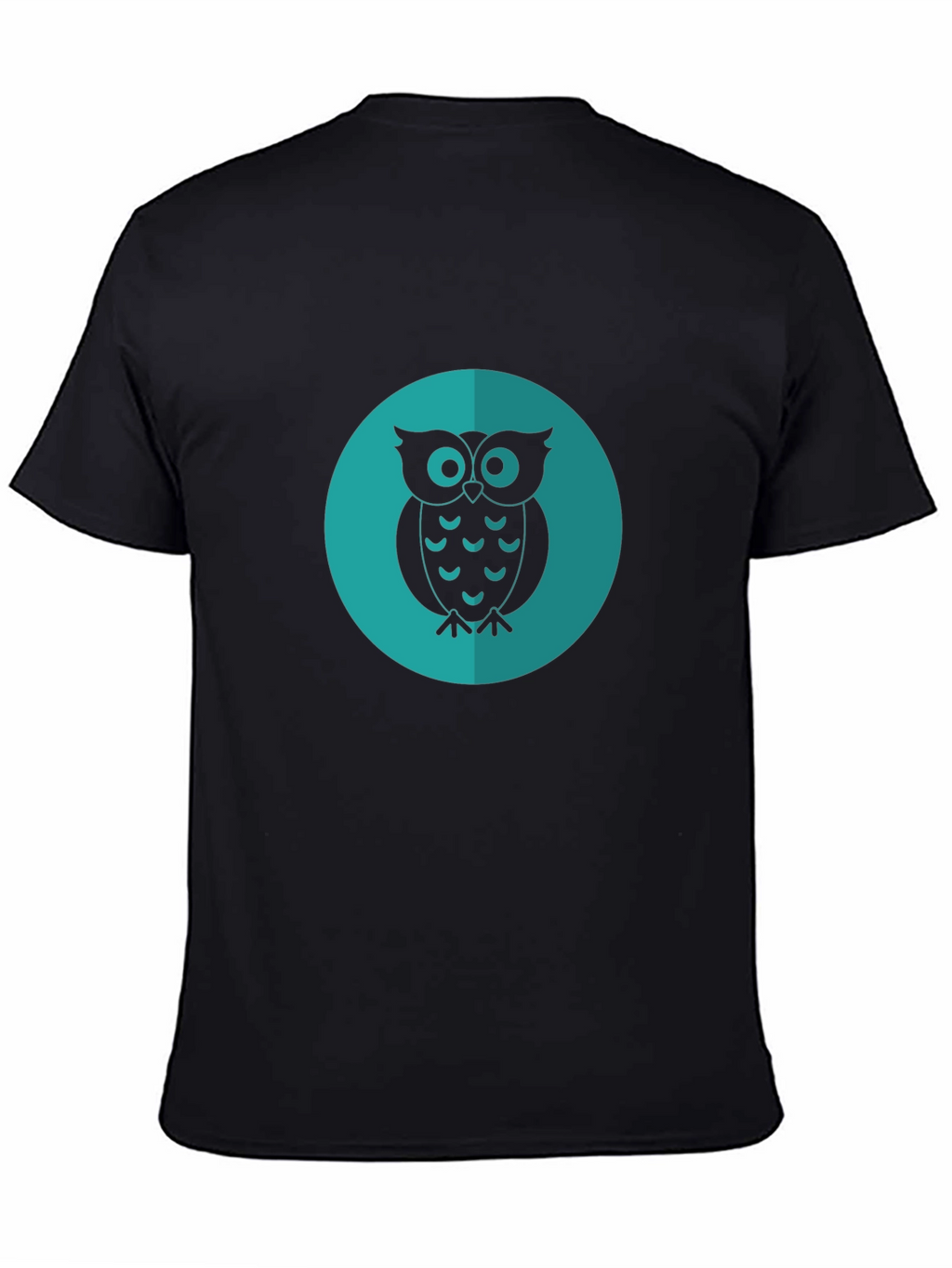 Owl Graphic Tee - Cool & Casual Black T-Shirt