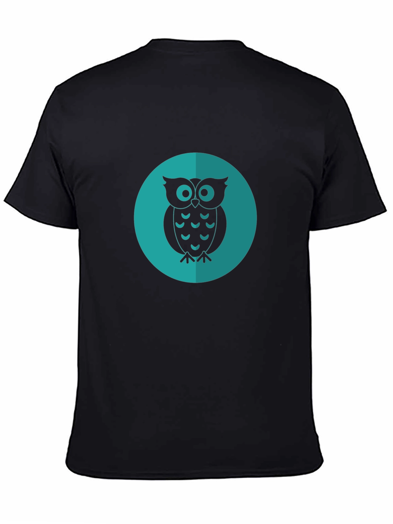 Owl Graphic Tee - Cool & Casual Black T-Shirt