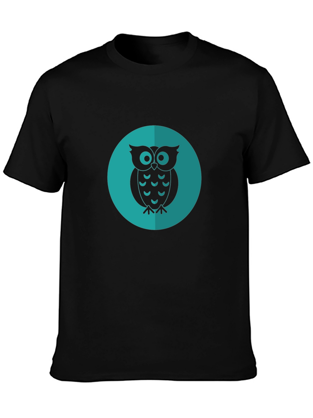 Owl Graphic Tee - Cool & Casual Black T-Shirt