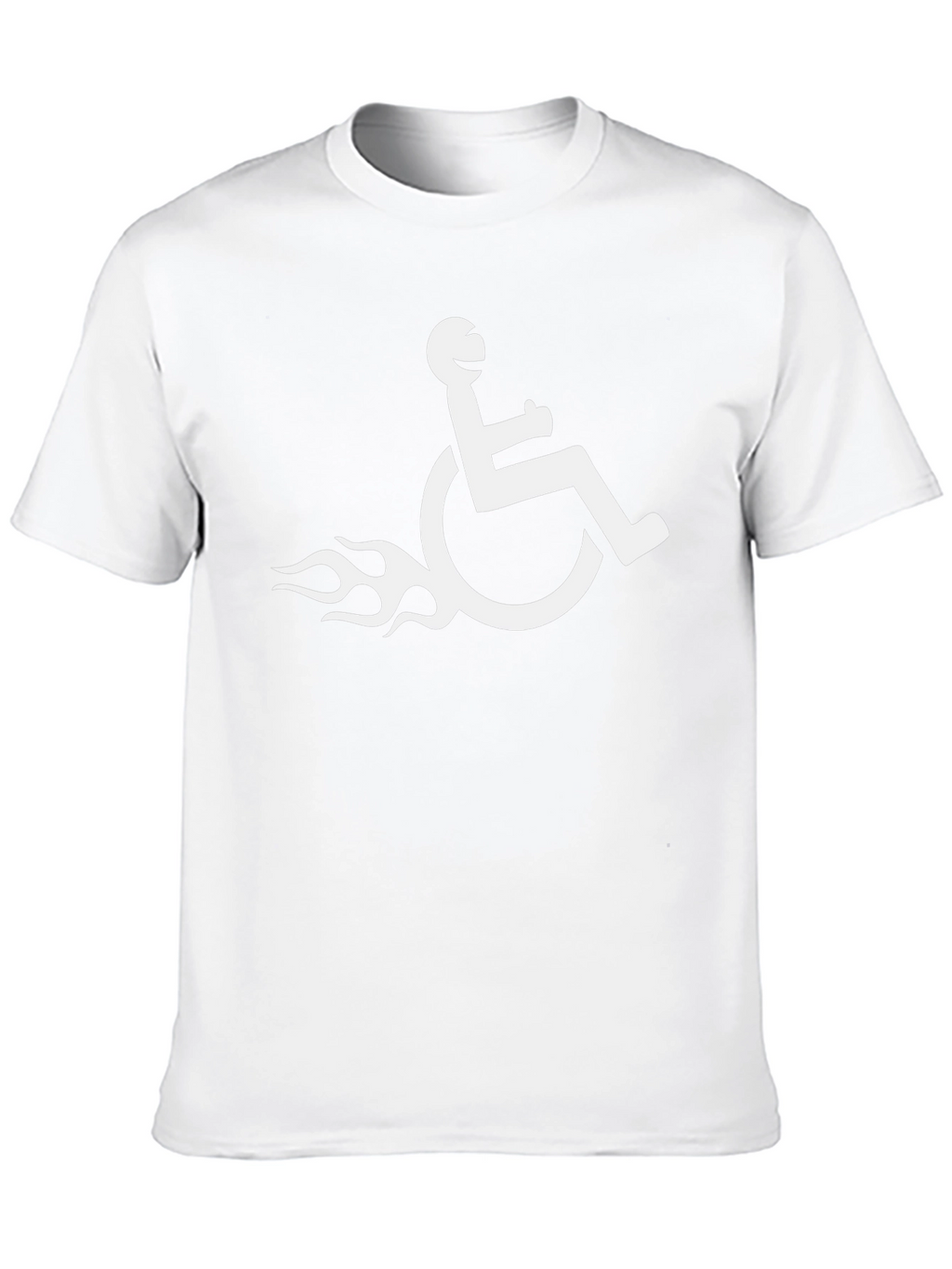 Black T-Shirt - Wheelchair Rider Design