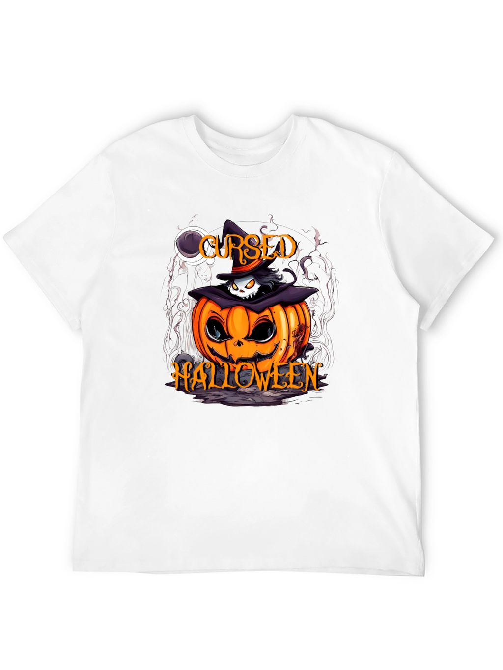 Cursed Halloween Pumpkin T-Shirt