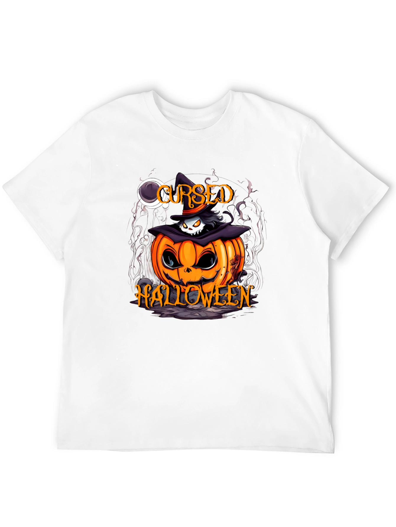 Cursed Halloween Pumpkin T-Shirt
