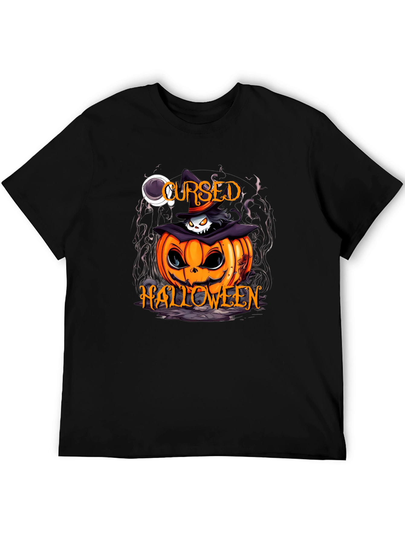 Cursed Halloween Pumpkin T-Shirt