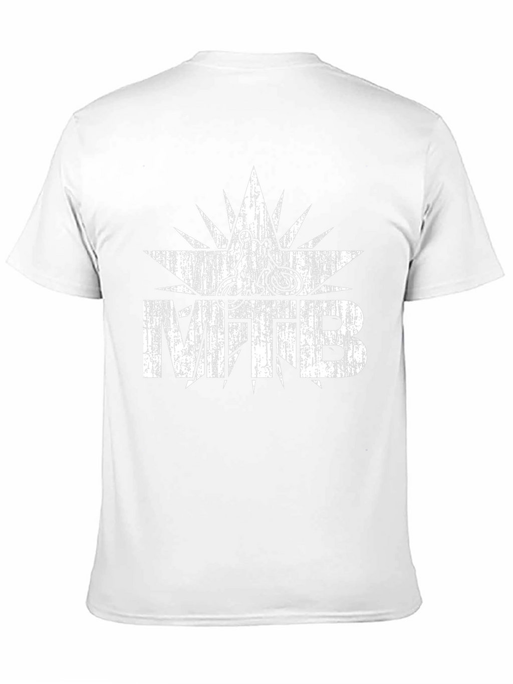 MTB Mountain Biking Distressed Graphic T-Shirt