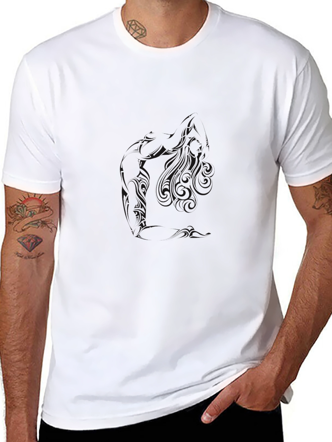 Classic Black Crew Neck T-Shirt