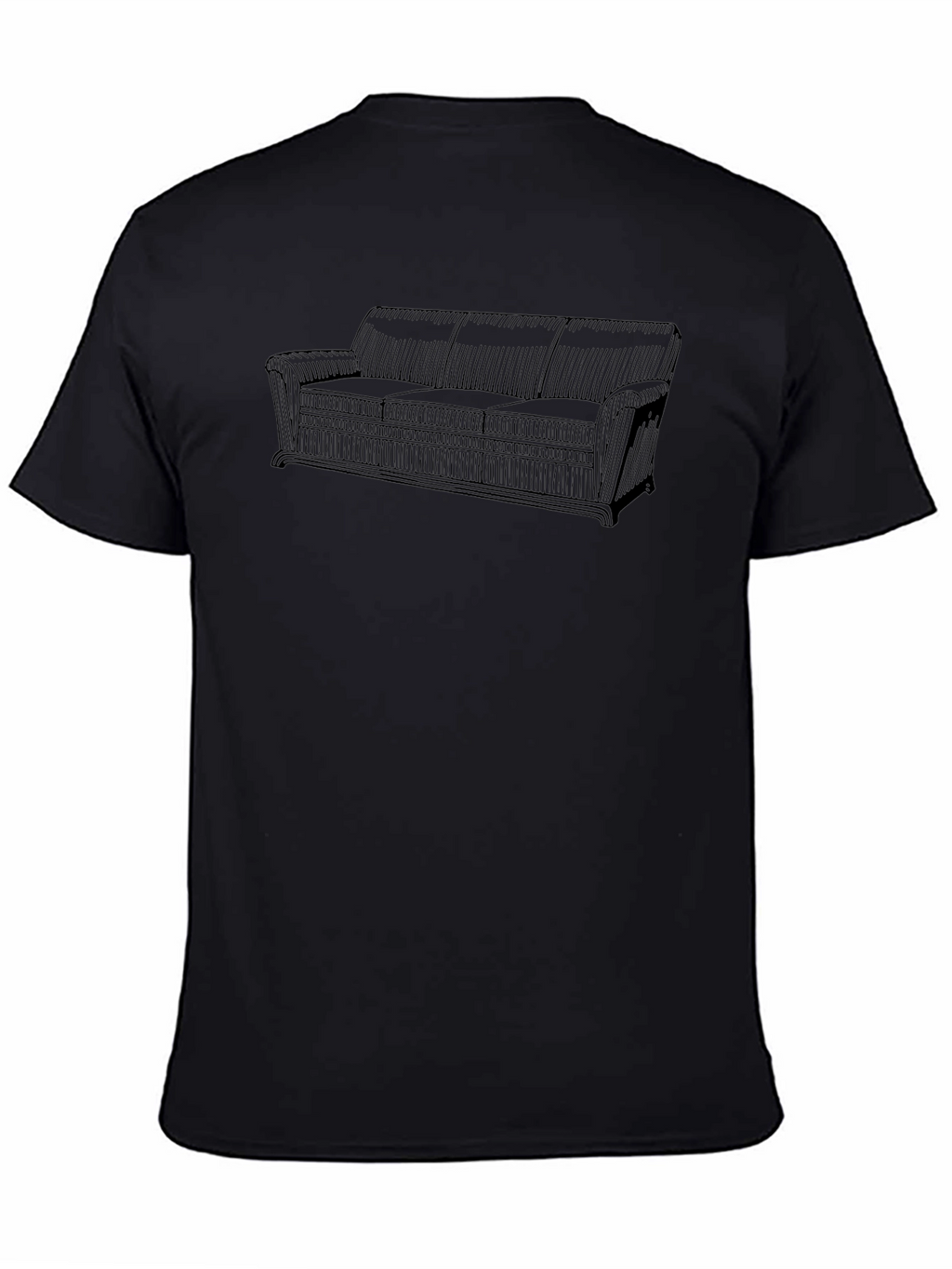 Retro Couch Graphic Tee - Classic Comfort Style