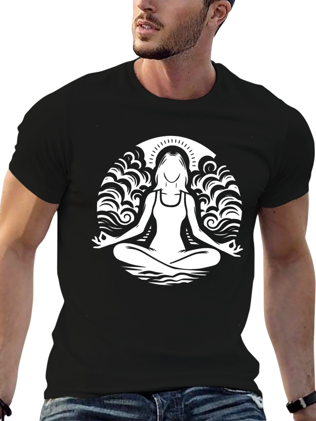 Meditative Circle Graphic Tee
