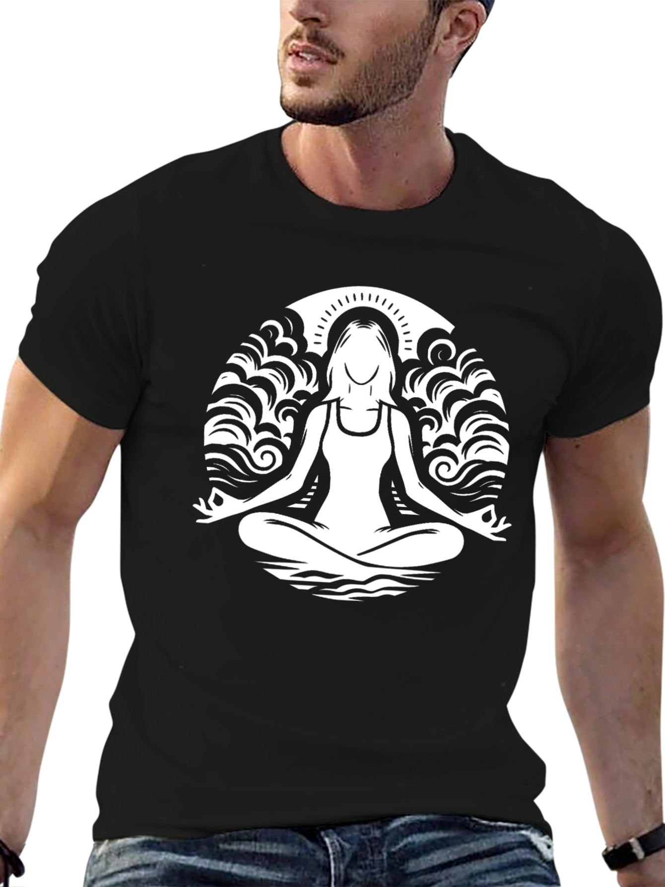Meditative Circle Graphic Tee