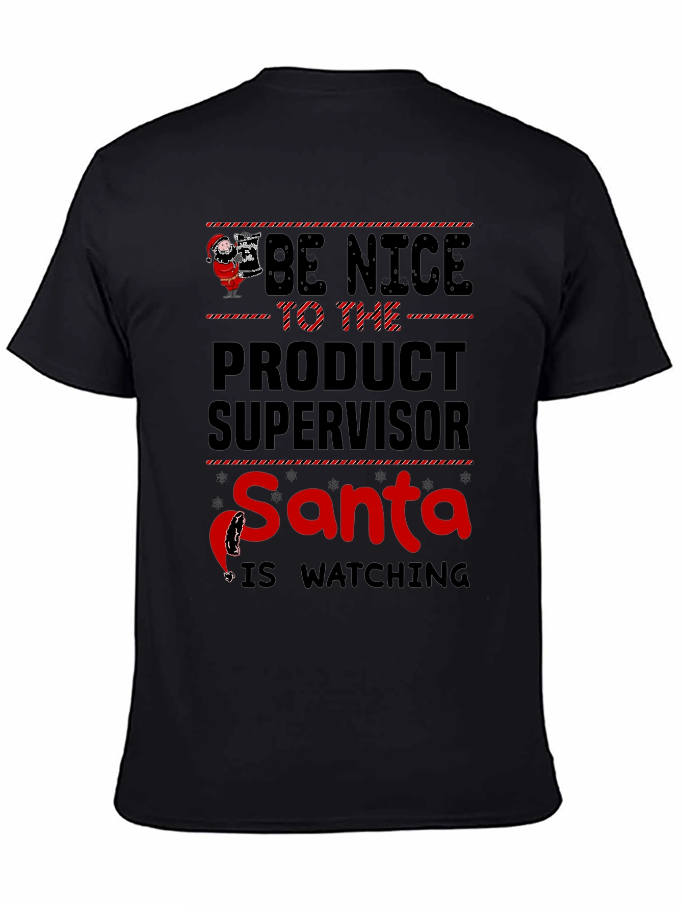 Product Supervisor Santa Christmas Graphic Tee