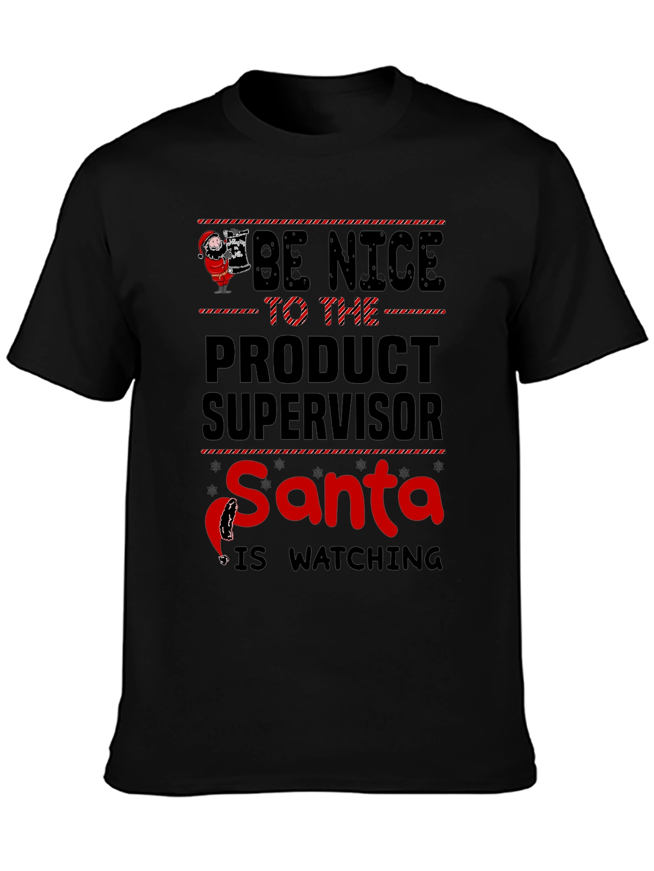 Product Supervisor Santa Christmas Graphic Tee