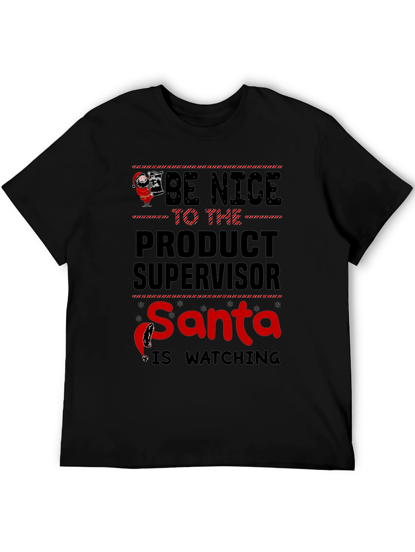 Product Supervisor Santa Christmas Graphic Tee