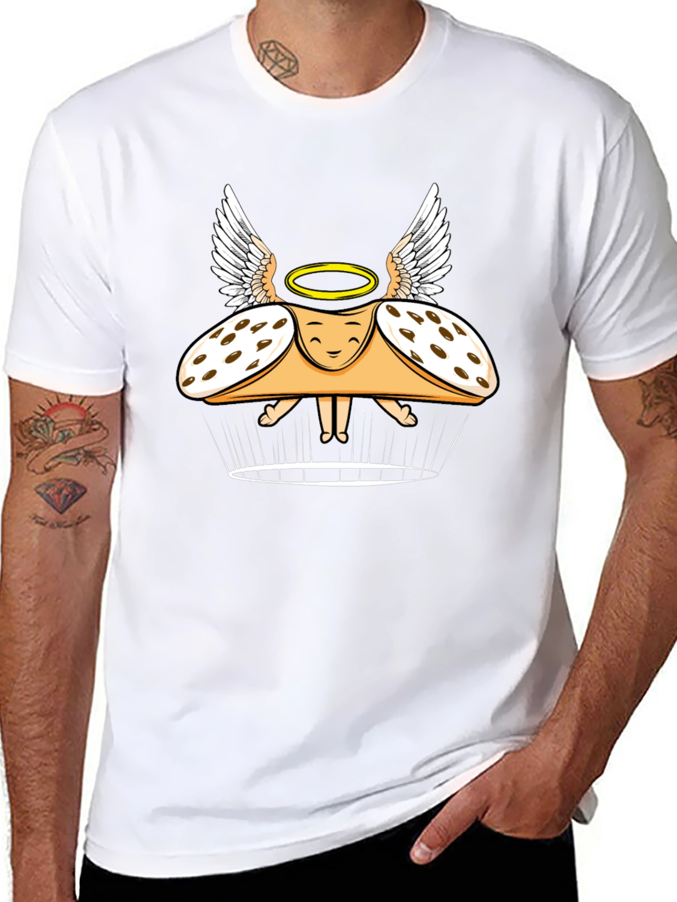 Cannoli Angel Graphic Tee - Sweet & Heavenly!