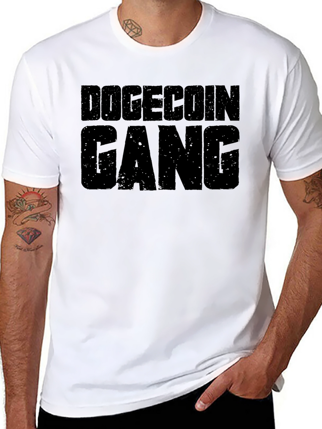 Dogecoin Gang T-Shirt - Crypto Meme Tee