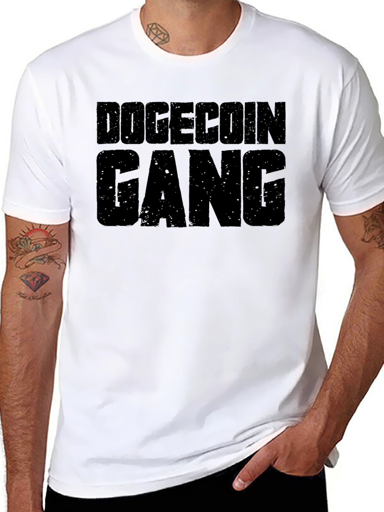 Dogecoin Gang T-Shirt - Crypto Meme Tee