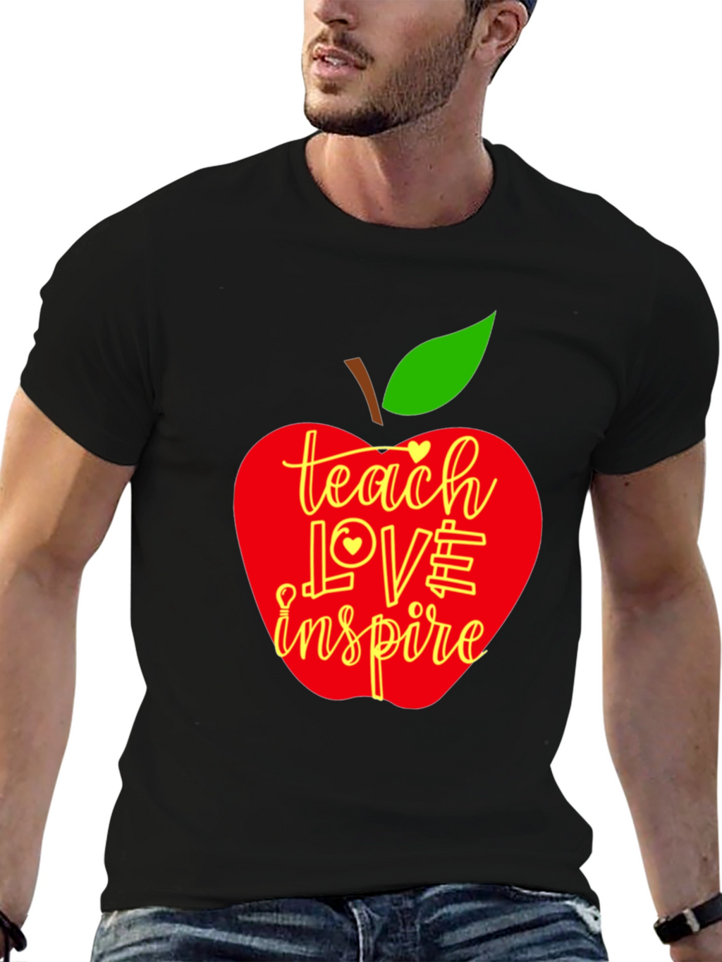 Teach Love Inspire Apple T-Shirt