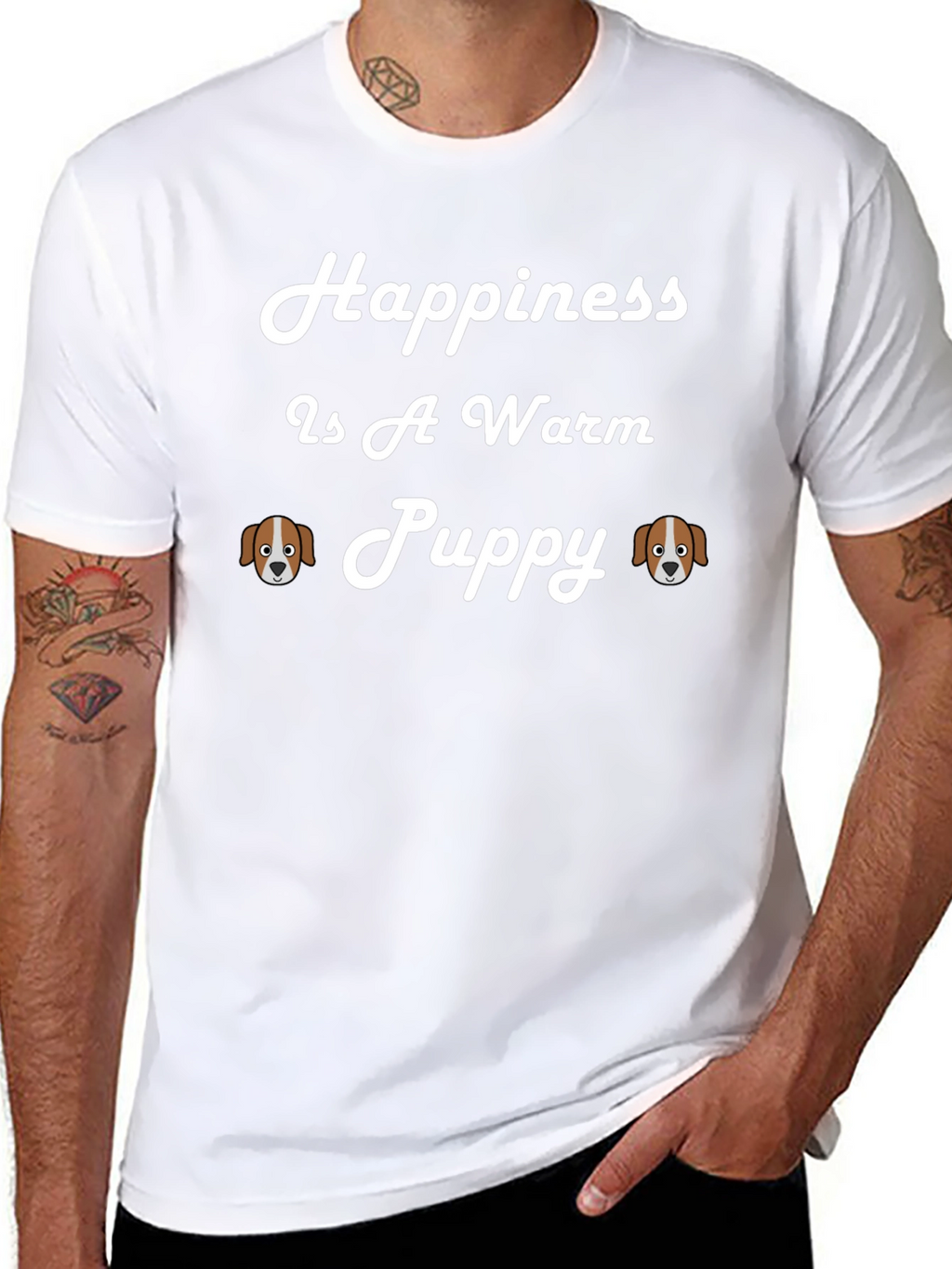 Happiness is a Warm Puppy T-Shirt