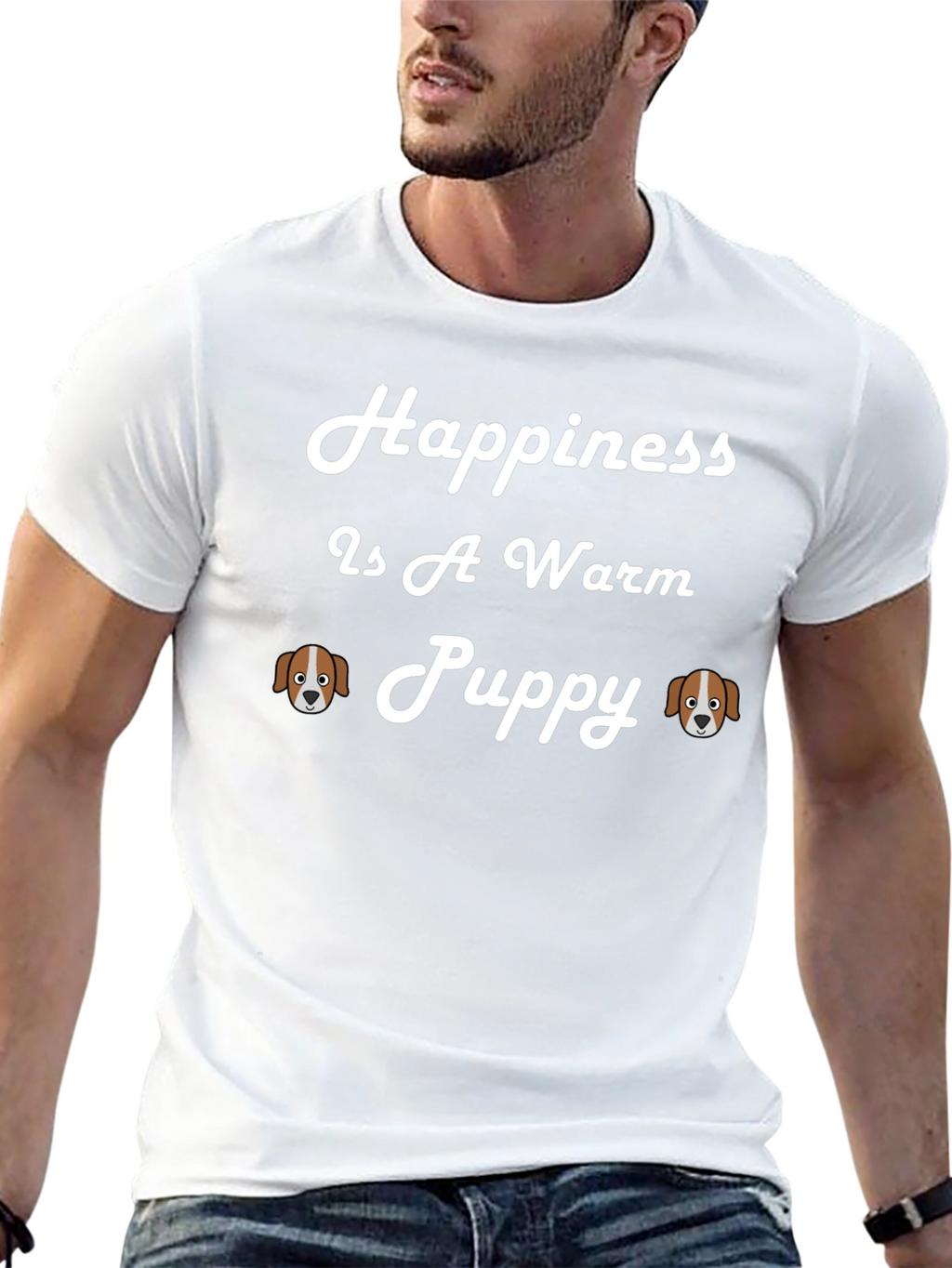 Happiness is a Warm Puppy T-Shirt
