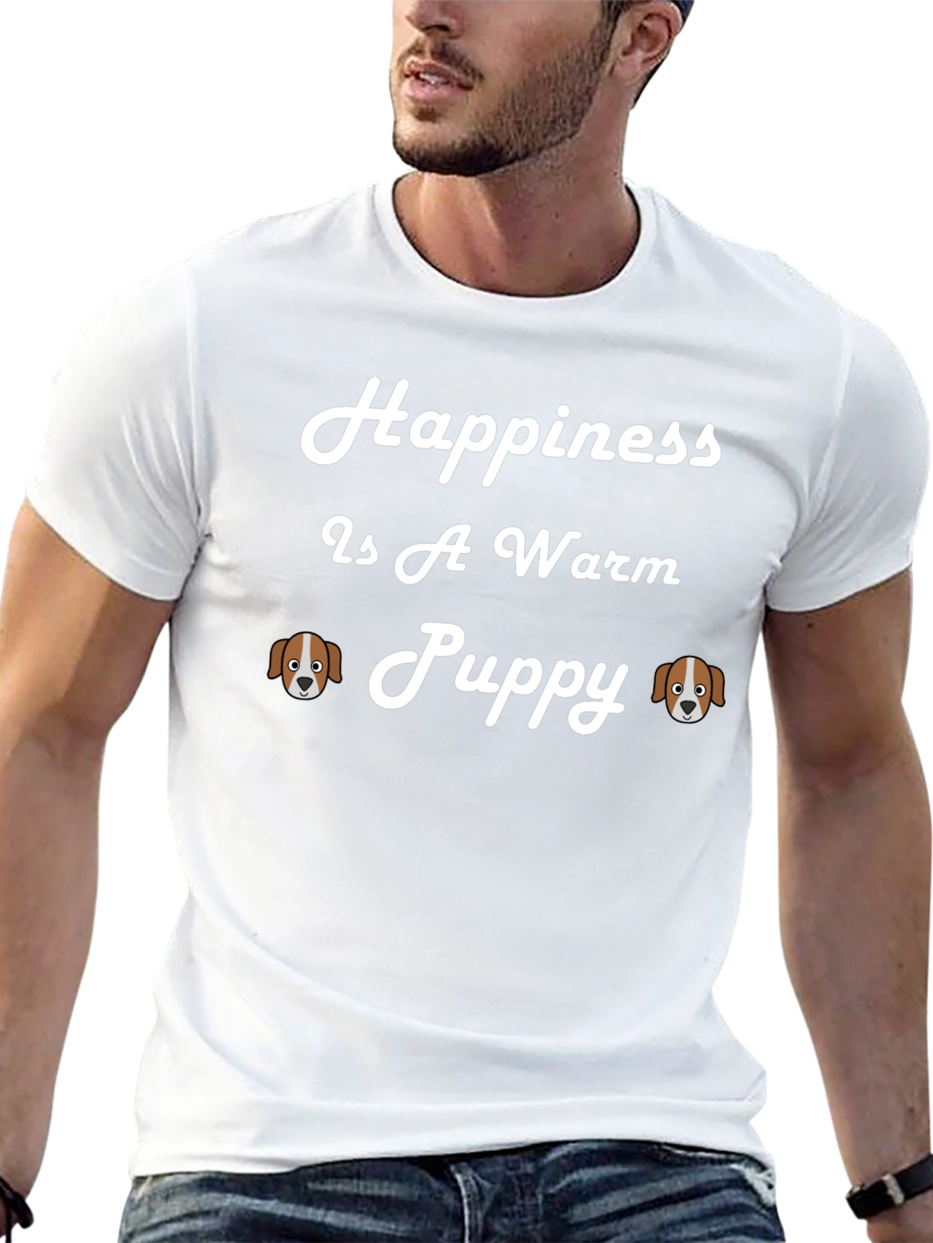 Happiness is a Warm Puppy T-Shirt