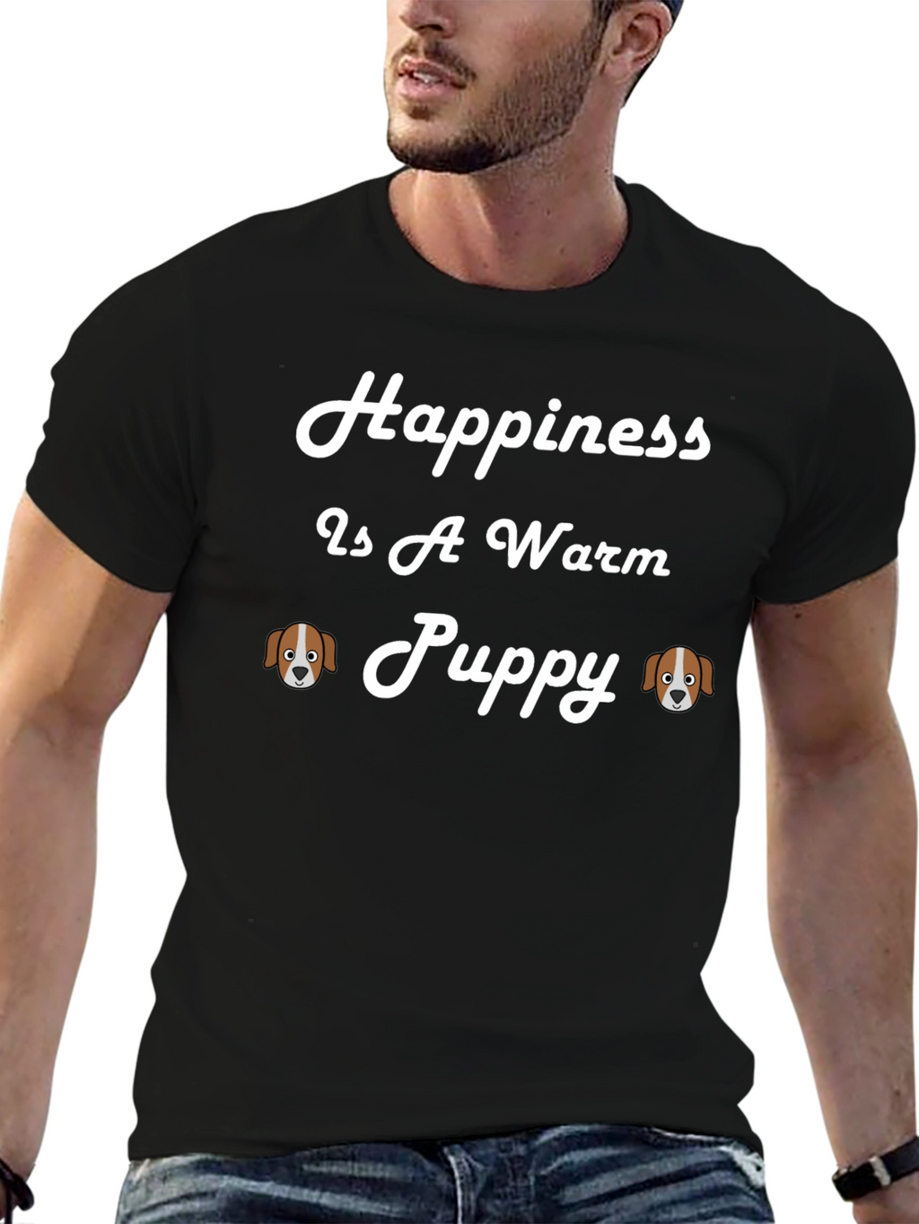 Happiness is a Warm Puppy T-Shirt