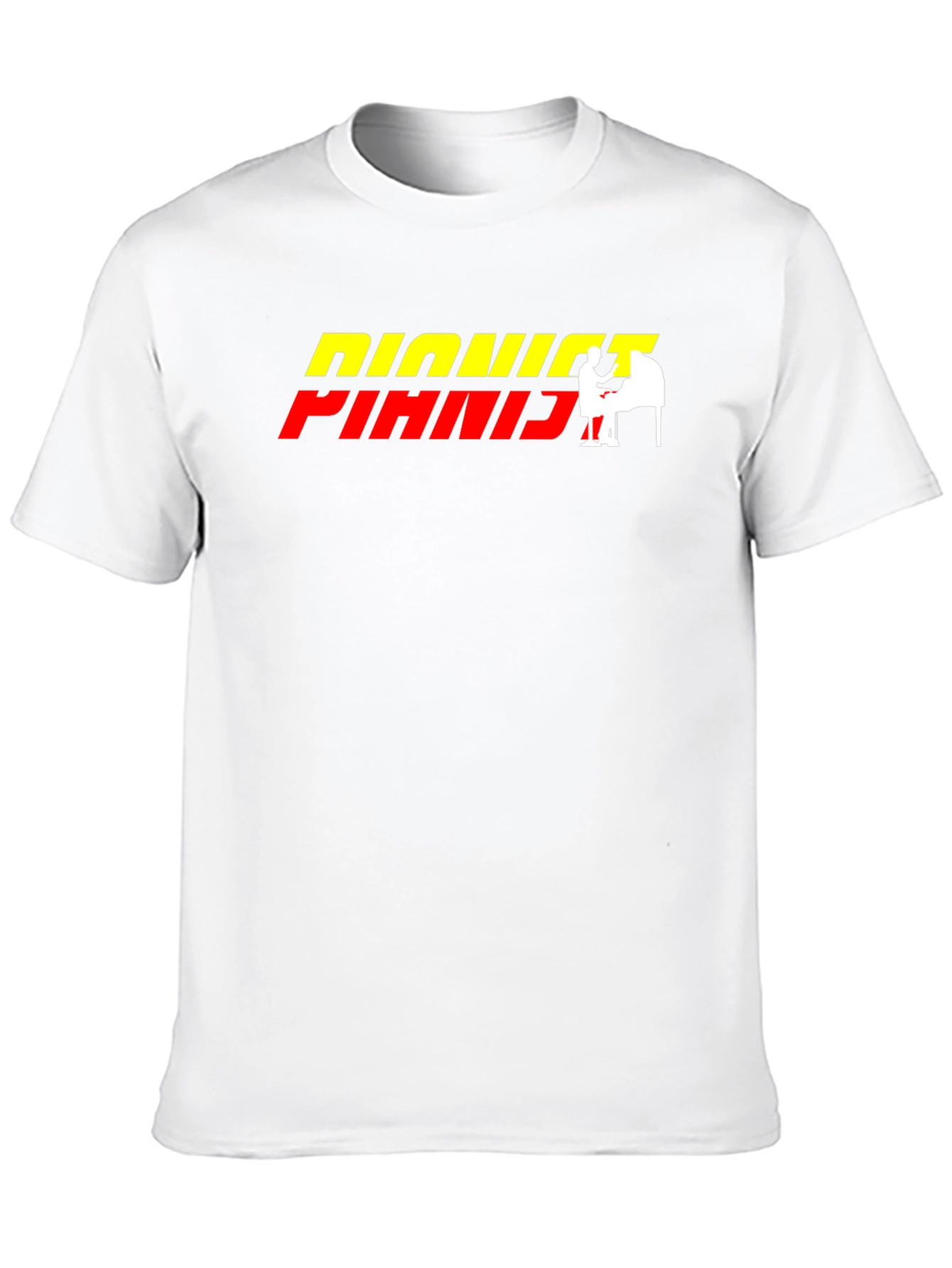 Pianist T-Shirt - Retro Music Lover Tee