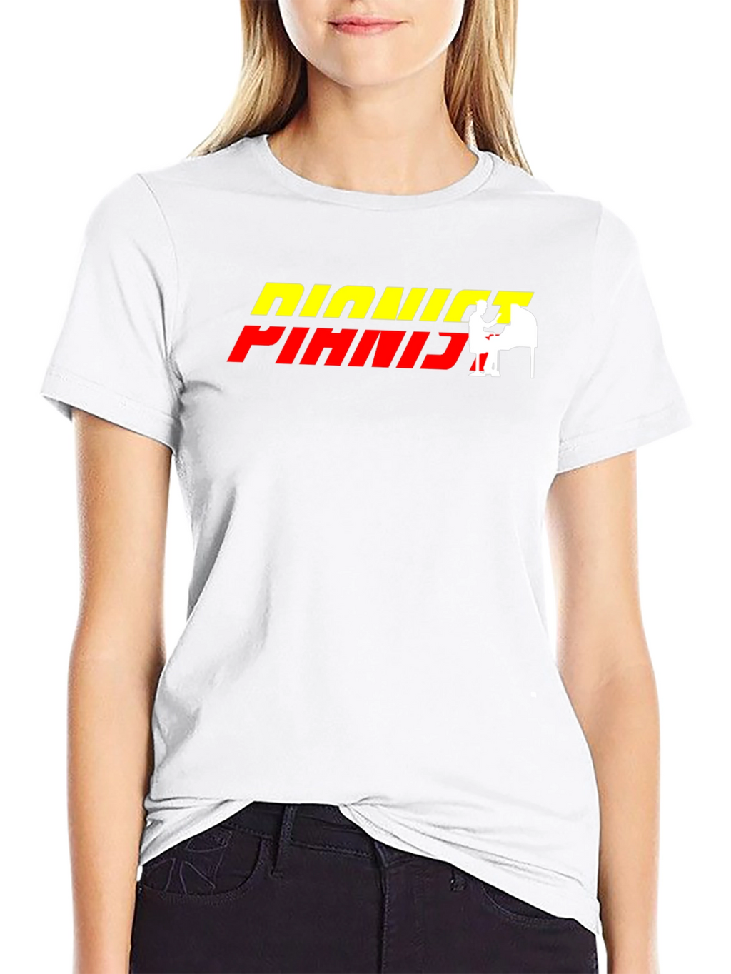 Pianist T-Shirt - Retro Music Lover Tee