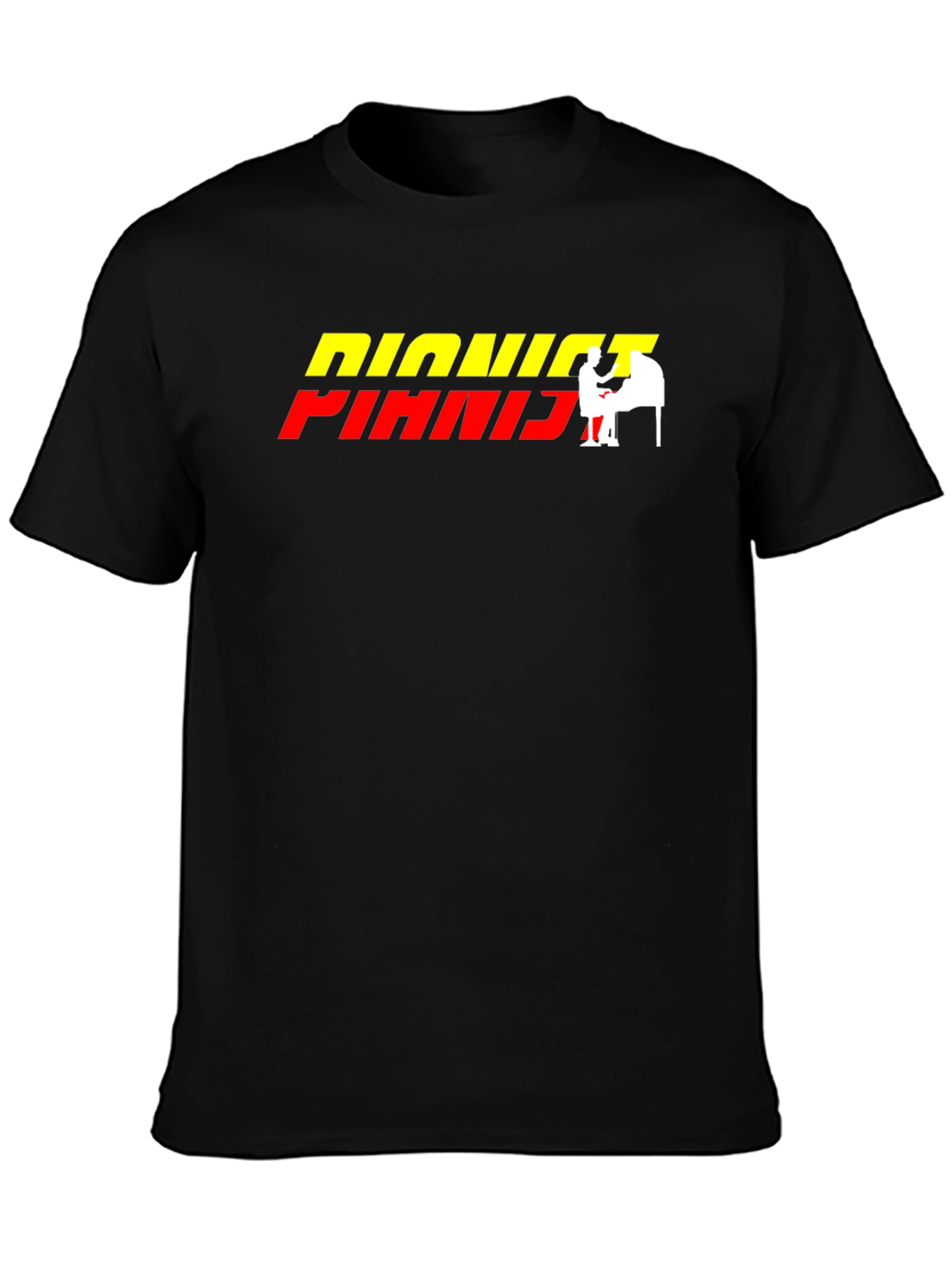 Pianist T-Shirt - Retro Music Lover Tee