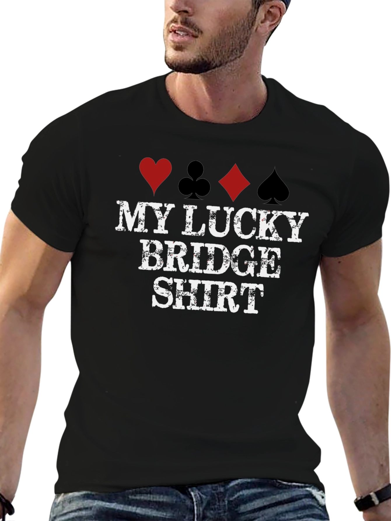 Lucky Bridge Card Game T-Shirt