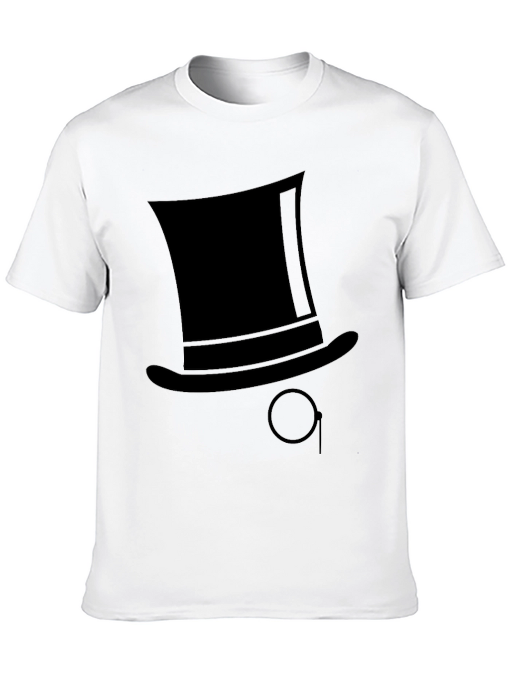 Top Hat Monocle Graphic Tee - Stylish & Unique